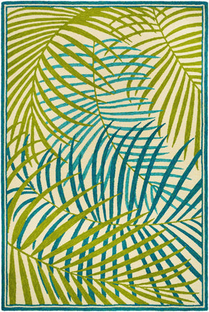 Surya Rain Hand-hooked Coastal Polypropylene Accent Rug for Entryways and Relaxed Beach Spaces RAI1286-23