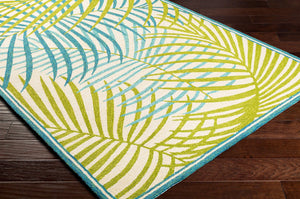 Surya Rain Hand-hooked Coastal Polypropylene Accent Rug for Entryways and Relaxed Beach Spaces RAI1286-23