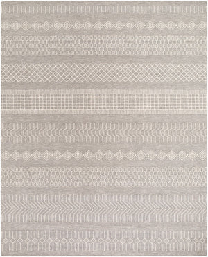 Surya Rain Handmade 5' X 8' Rustic Rug - Comfy, Durable, And Easy To Clean For A Cozy Home Transformation Gray Polypropylene Rai1287-35