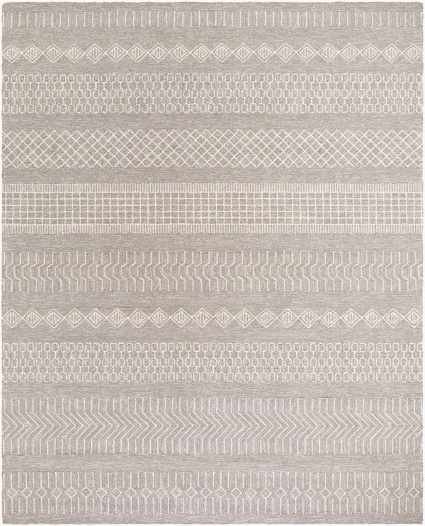 Surya Rain Handmade 5' X 8' Rustic Rug - Comfy, Durable, And Easy To Clean For A Cozy Home Transformation Gray Polypropylene Rai1287-35