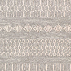 Surya Rain Handmade 5' X 8' Rustic Rug - Comfy, Durable, And Easy To Clean For A Cozy Home Transformation Gray Polypropylene Rai1287-35