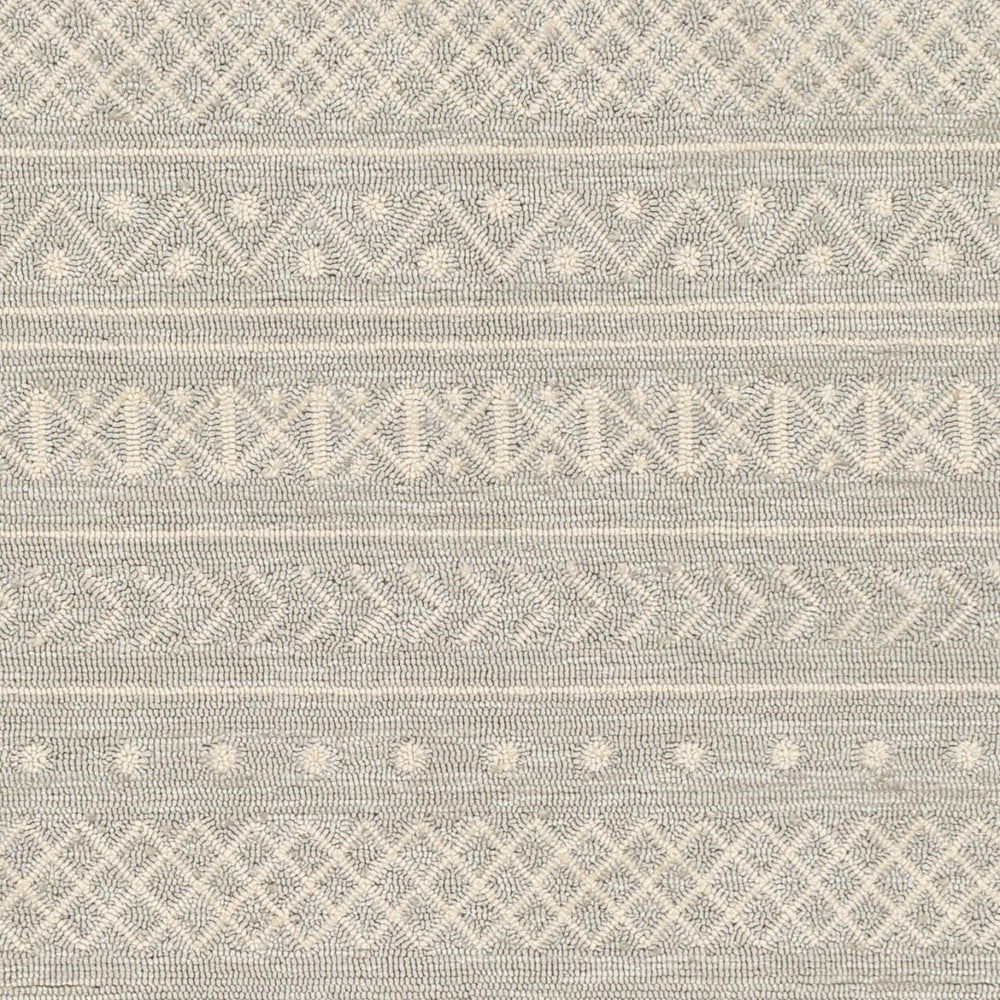 Surya Rain Handmade 5' X 8' Rustic Rug - Comfy, Durable, And Easy To Clean For A Cozy Home Transformation Light Gray Polypropylene Rai1288-58