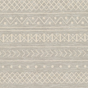 Surya Rain Handmade 5' X 8' Rustic Rug - Comfy, Durable, And Easy To Clean For A Cozy Home Transformation Light Gray Polypropylene Rai1288-58