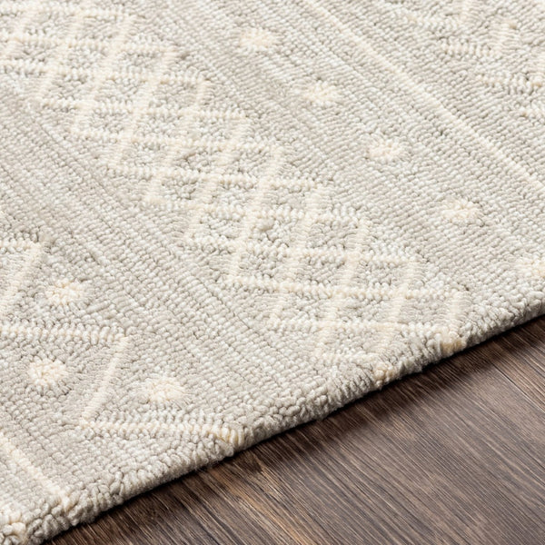 Surya Rain Handmade 5' X 8' Rustic Rug - Comfy, Durable, And Easy To Clean For A Cozy Home Transformation Light Gray Polypropylene Rai1288-58