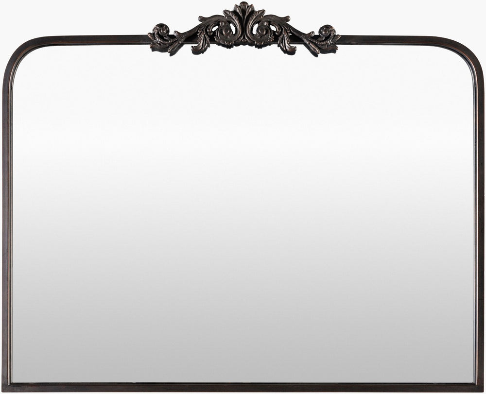 Livabliss Aarlen Overmantel Wall Mirror Wide Rectangular Frame Transitional Fireplace Accent RAL002-2936