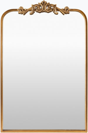 Livabliss Aarlen Traditional Framed Wall Mirror for Entryway Gallery or Console Table Decor Gold 36"H x 24"W x 2"D RAL003-3624