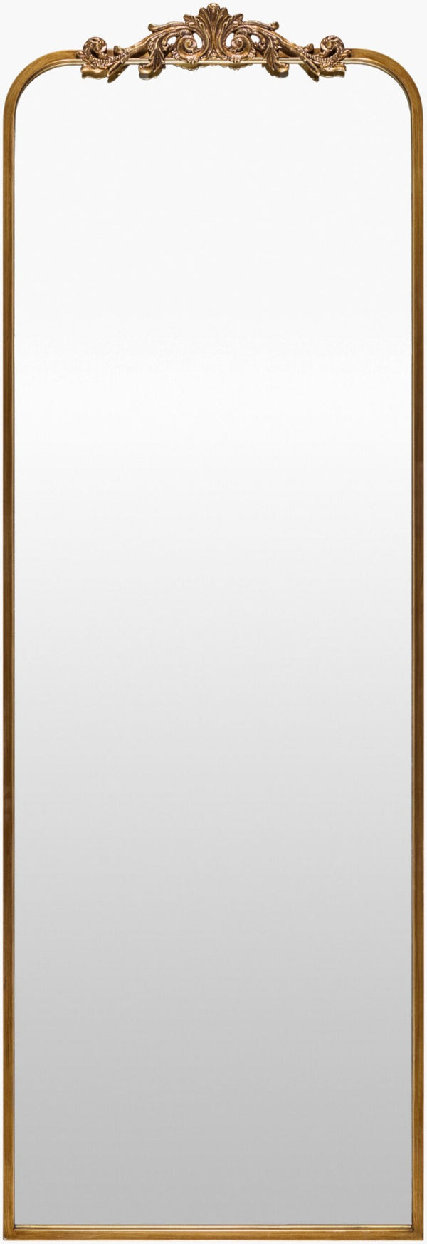 Livabliss Aarlen Tall Narrow Wall Mounted Full Length Mirror with Traditional Framed Entryway Design Gold 65"H x 22"W x 2"D RAL008-6522