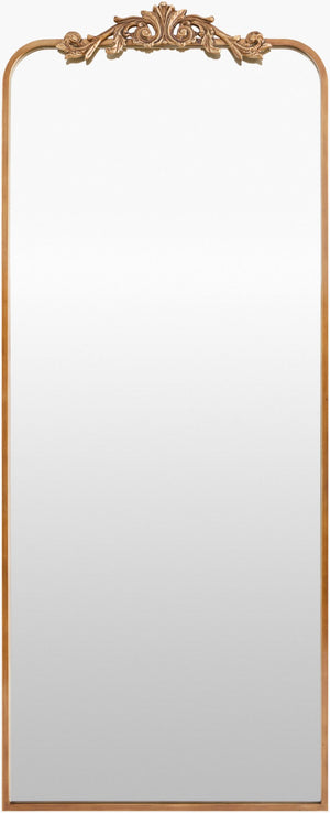 Livabliss Aarlen Tall Narrow Wall Mounted Full Length Mirror with Traditional Framed Entryway Design Gold 70"H x 28"W x 2"D RAL008-6928