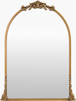 Livabliss Aarlen Traditional Framed Wall Mirror Flush Mount Accent for Entryway or Hallway RAL009-3022