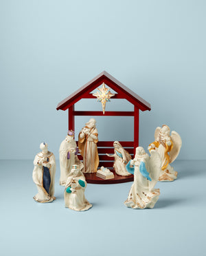 Lenox First Blessing Nativity 10-Piece Starter Set Multi, NO COLOR PORCELAIN 820387