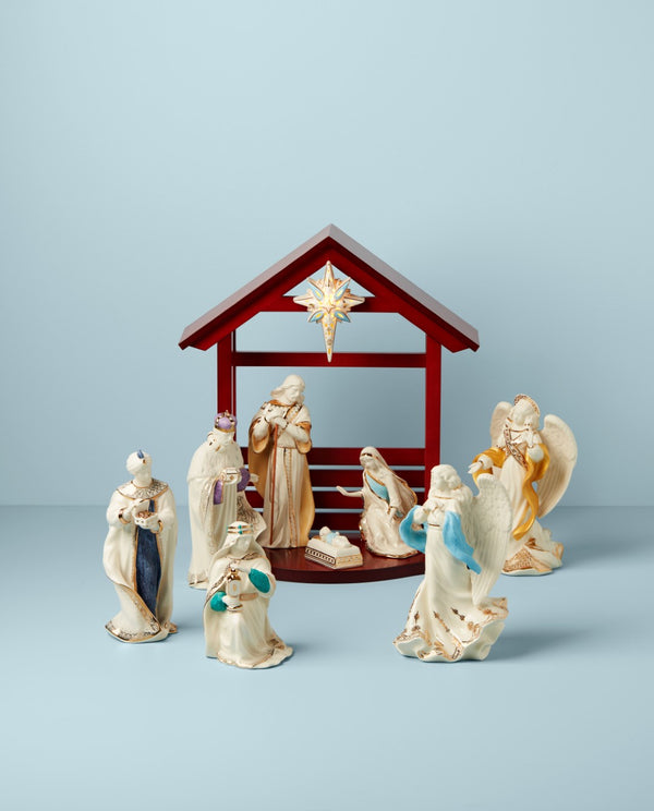 Lenox First Blessing Nativity 10-Piece Starter Set Multi, NO COLOR PORCELAIN 820387