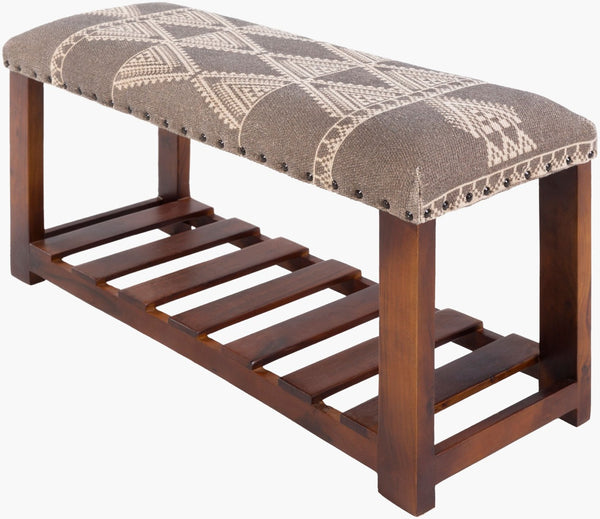 Livabliss Asmara Hand-woven Cotton Bench Artisan Crafted for Entryway or Bedroom Accent RAM-002