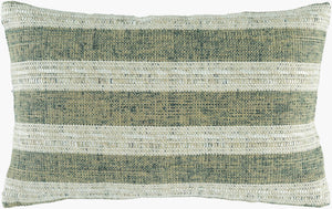 Surya Rafer 18"X18" Modern Cotton-linen Accent Pillow - Chic Home Decor, Easy Care & Stylish Comfort Olive Green Linen,Cotton,Cotton Rar002-1320p