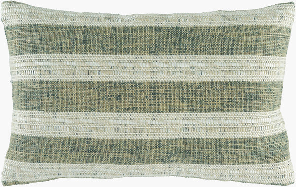 Surya Rafer 18"X18" Modern Cotton-linen Accent Pillow - Chic Home Decor, Easy Care & Stylish Comfort Olive Green Linen,Cotton,Cotton Rar002-1320p