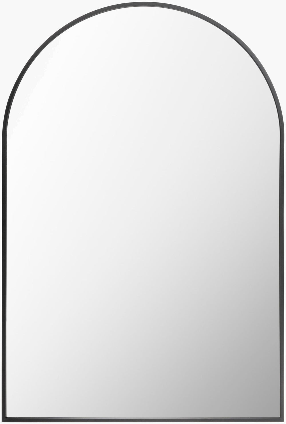 Livabliss Aranya Slim Rectangular Wall Mirror Minimalist Frame for Entryway Hallway Bedroom Black 30"H x 20"W x 1"D RAY001-2030
