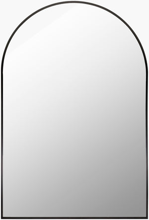 Livabliss Aranya Slim Rectangular Wall Mirror Minimalist Frame for Entryway Hallway Bedroom Black 35"H x 24"W x 1"D RAY001-2435