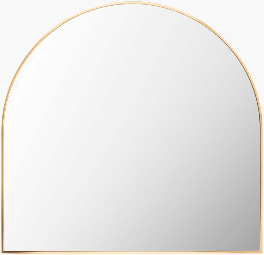 Livabliss Aranya Slim Profile Geometric Wall Mirror for Entryways Hallways and Modern Interiors Gold 35"H x 36"W x 1"D RAY002-3635