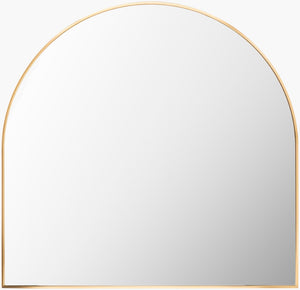 Livabliss Aranya Slim Profile Geometric Wall Mirror for Entryways Hallways and Modern Interiors Gold 35"H x 36"W x 1"D RAY002-3635