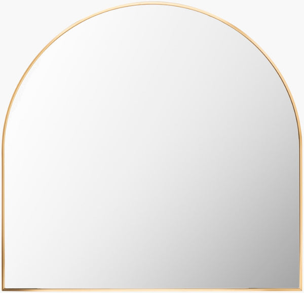 Livabliss Aranya Slim Profile Geometric Wall Mirror for Entryways Hallways and Modern Interiors Gold 35"H x 36"W x 1"D RAY002-3635