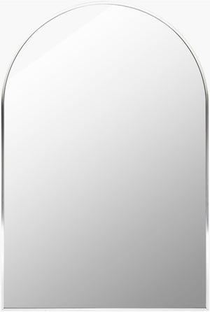 Livabliss Aranya Slim Rectangular Wall Mirror Minimalist Frame for Entryway Bedroom Hallway Silver 35"H x 24"W x 1"D RAY003-2435