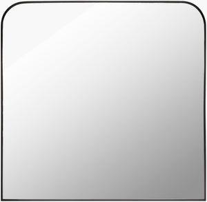 Livabliss Aranya Geometric Accent Mirror Minimalist Slim Frame Wall Mount for Any Room RAY007-3635