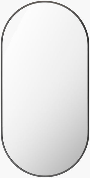 Livabliss Aranya Slim Wall Mounted Accent Mirror Minimalist Hallway Bedroom Entryway Decor Black 32"H x 16"W x 1"D RAY015-1632