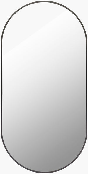 Livabliss Aranya Slim Wall Mounted Accent Mirror Minimalist Hallway Bedroom Entryway Decor Black 39"H x 20"W x 1"D RAY015-2039