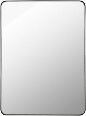 Livabliss Aranya Geometric Wall Mirror Slim Profile Accent Piece for Minimalist Modern Interiors Black 41"H x 30"W x 1"D RAY023-3041