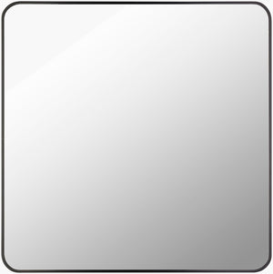 Livabliss Aranya Square Wall Mirror Slim Frameless Design for Entryway or Living Room Decor Black 32"H x 32"W x 1"D RAY031-3232