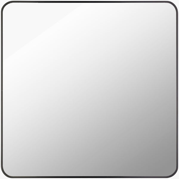 Livabliss Aranya Square Wall Mirror Slim Frameless Design for Entryway or Living Room Decor Black 32"H x 32"W x 1"D RAY031-3232