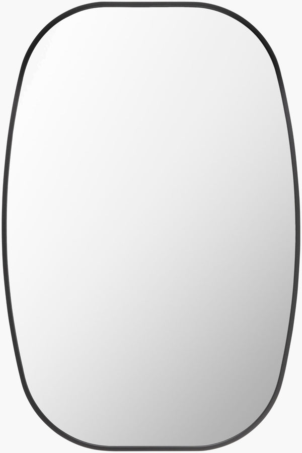 Livabliss Aranya Wall Mounted Accent Mirror Minimalist Slim Profile for Entryway or Living Room Black 30"H x 20"W x 1"D RAY035-2030