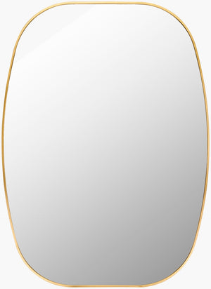 Livabliss Aranya Vertical Wall Mirror Slim Minimalist Frame for Entryway or Console Table Gold 41"H x 30"W x 1"D RAY036-3041