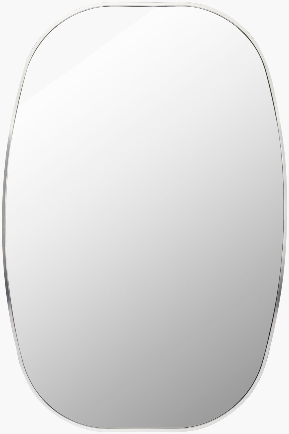 Livabliss Aranya Rectangular Wall Mirror Slim Profile Modern Minimalist Entryway Decor Accent Silver 30"H x 20"W x 1"D RAY037-2030