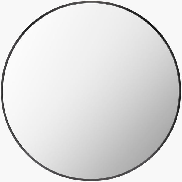 Livabliss Aranya Square Frameless Wall Mirror Slim Flush Profile for Entryways and Modern Spaces Black 27"H x 27"W x 1"D RAY038-2727