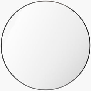 Livabliss Aranya Square Frameless Wall Mirror Slim Flush Profile for Entryways and Modern Spaces Black 32"H x 32"W x 1"D RAY038-3232