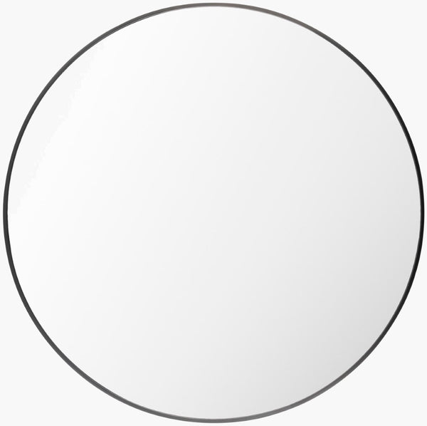Livabliss Aranya Square Frameless Wall Mirror Slim Flush Profile for Entryways and Modern Spaces Black 32"H x 32"W x 1"D RAY038-3232