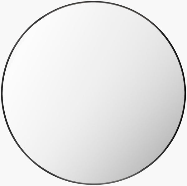 Livabliss Aranya Square Frameless Wall Mirror Slim Flush Profile for Entryways and Modern Spaces Black 40"H x 40"W x 1"D RAY038-4040