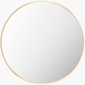 Livabliss Aranya Frameless Square Wall Mirror Modern Minimalist Accent for Living Room or Entryway Gold 22"H x 22"W x 1"D RAY039-2222
