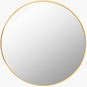 Livabliss Aranya Frameless Square Wall Mirror Modern Minimalist Accent for Living Room or Entryway Gold 27"H x 27"W x 1"D RAY039-2727