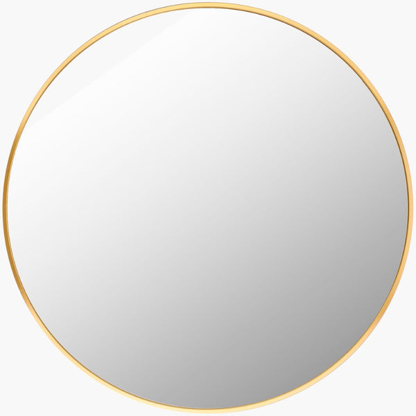 Livabliss Aranya Frameless Square Wall Mirror Modern Minimalist Accent for Living Room or Entryway Gold 27"H x 27"W x 1"D RAY039-2727