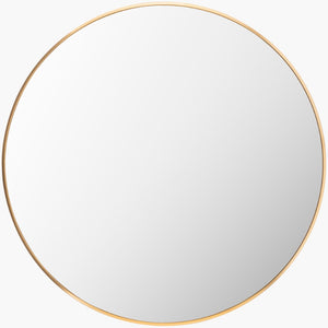 Livabliss Aranya Frameless Square Wall Mirror Modern Minimalist Accent for Living Room or Entryway Gold 32"H x 32"W x 1"D RAY039-3232