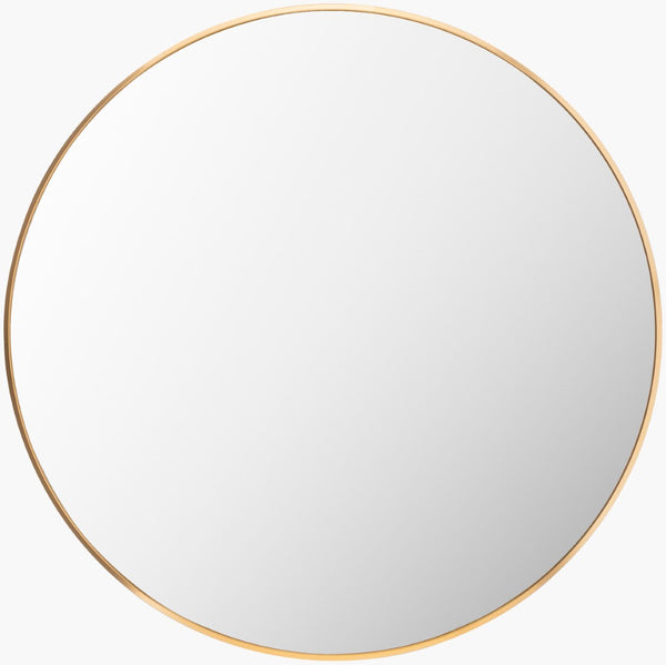 Livabliss Aranya Frameless Square Wall Mirror Modern Minimalist Accent for Living Room or Entryway Gold 32"H x 32"W x 1"D RAY039-3232