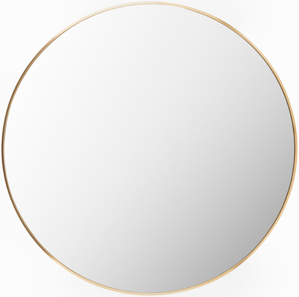 Livabliss Aranya Frameless Square Wall Mirror Modern Minimalist Accent for Living Room or Entryway Gold 36"H x 36"W x 1"D RAY039-3636