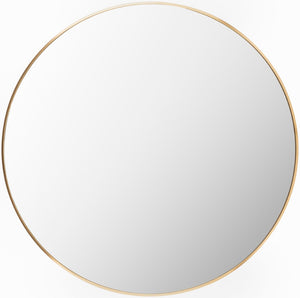 Livabliss Aranya Frameless Square Wall Mirror Modern Minimalist Accent for Living Room or Entryway Gold 36"H x 36"W x 1"D RAY039-3636