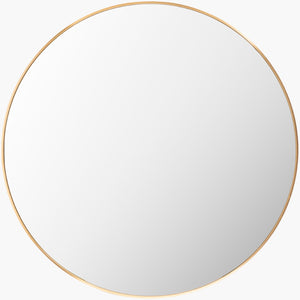 Livabliss Aranya Frameless Square Wall Mirror Modern Minimalist Accent for Living Room or Entryway Gold 40"H x 40"W x 1"D RAY039-4040