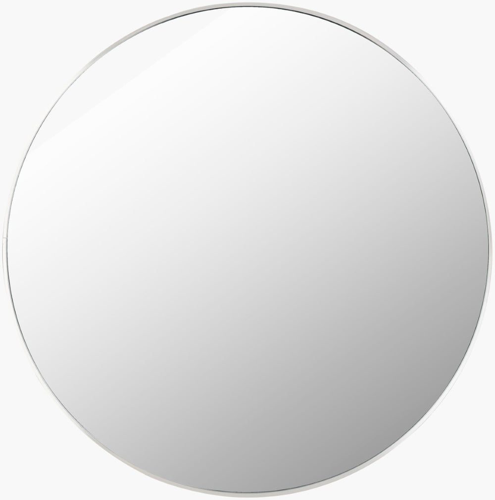 Livabliss Aranya Square Frameless Wall Mirror Minimalist Flush Mount for Entryway or Hallway Silver 32"H x 32"W x 1"D RAY040-3232