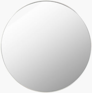 Livabliss Aranya Square Frameless Wall Mirror Minimalist Flush Mount for Entryway or Hallway Silver 32"H x 32"W x 1"D RAY040-3232