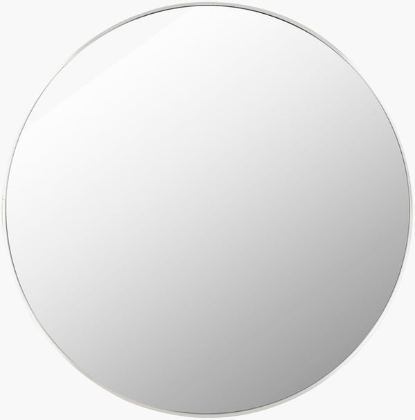 Livabliss Aranya Square Frameless Wall Mirror Minimalist Flush Mount for Entryway or Hallway Silver 32"H x 32"W x 1"D RAY040-3232