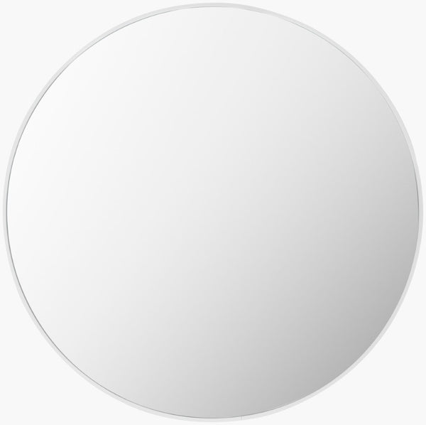 Livabliss Aranya Square Wall Mirror Frameless Minimalist Design for Entryway or Gallery Display White 32"H x 32"W x 1"D RAY041-3232