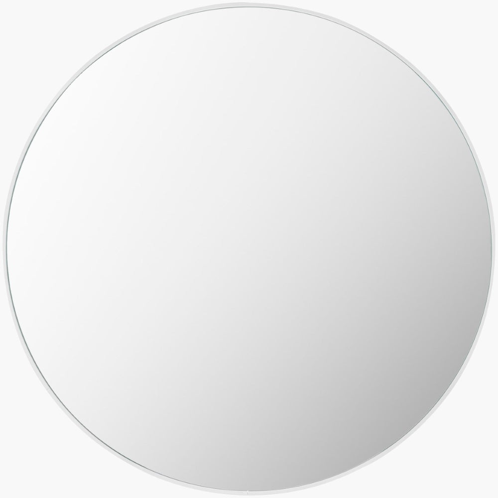 Livabliss Aranya Square Wall Mirror Frameless Minimalist Design for Entryway or Gallery Display White 40"H x 40"W x 1"D RAY041-4040